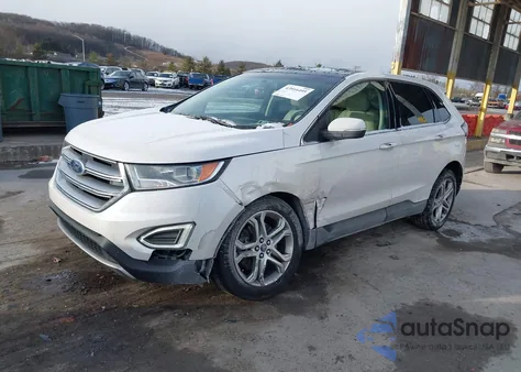 2016 Ford Edge Titanium из США, поврежденный, VIN 2FMPK4K82GBC23874